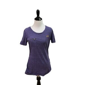 Cutter & Buck Women's M Medium T-Shirt LSU Louisiana State University Heathered